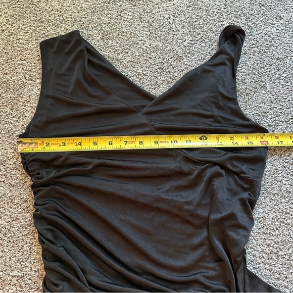 JEAN PAUL GAULTIER Target Black Twist Ruched Tank Y2K Vintage - Picture 11 of 12